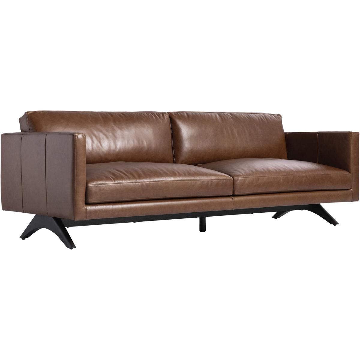 SUNPAN 110582 Rogers Shalimar Tobacco Leather Sofa